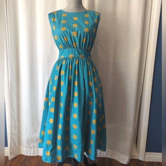 Emily and Fin Modcloth Polka Dot Dress - Picture 2 of 6